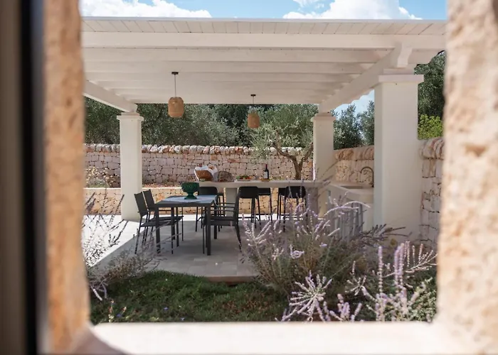 Villa Il Trullo Del Merlo - Saltwater Infinity Pool&sauna Ostuni