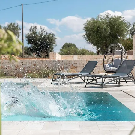 Il Trullo Del Merlo - Saltwater Infinity Pool And Sauna Willa *