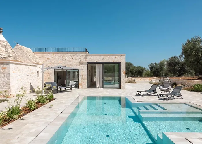 Il Trullo Del Merlo - Saltwater Infinity Pool And Sauna וילה *